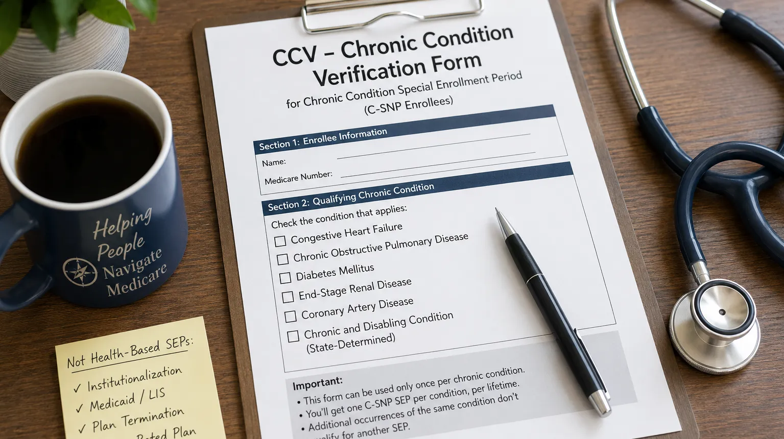 Getting Sicker Won't Get You a New Medicare Plan: The SEP Myth and the Chronic Conditions That May Qualify