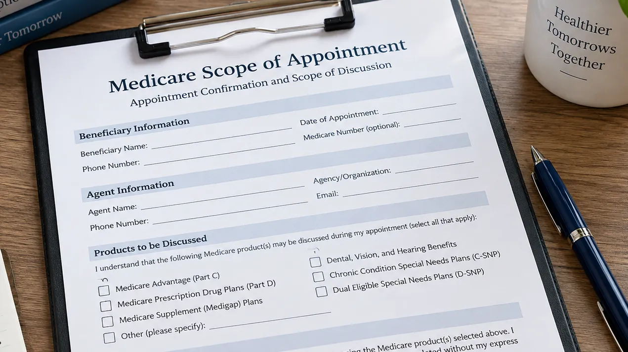 What Is a Medicare Scope of Appointment (SOA)? What Seniors Need to Know Before Signing