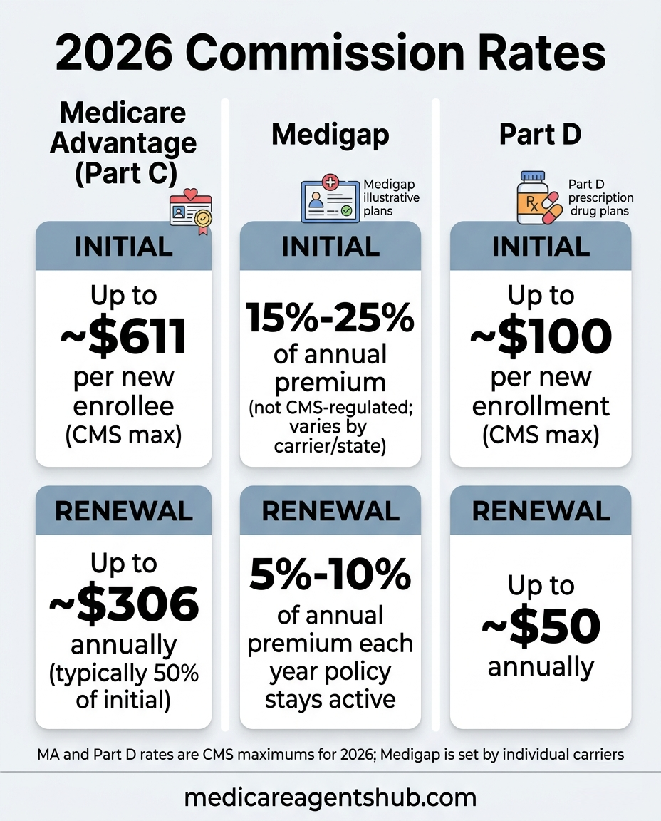 2026 Medicare agent commissions